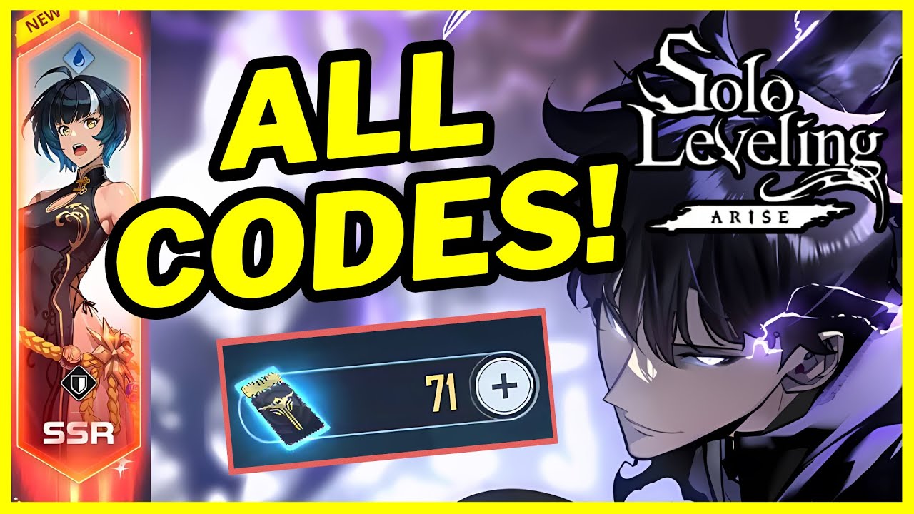 Liste complète des codes Solo Leveling Arise actifs 2025