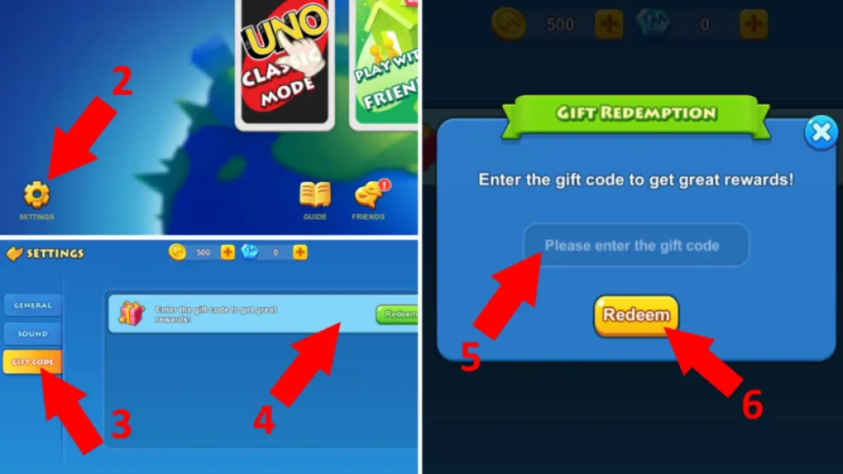 code cadeau uno