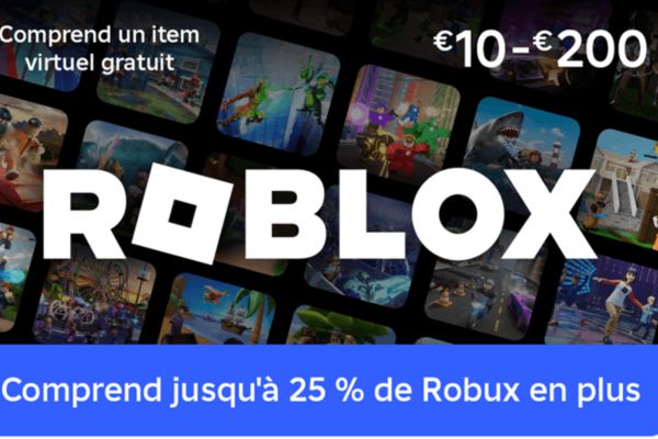 Les cartes cadeaux Roblox comme alternative aux codes promotionnels
