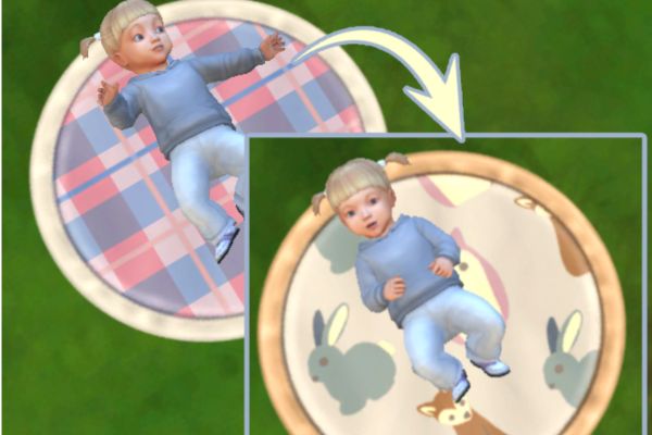 Override du tapis de bébé SIMS 4