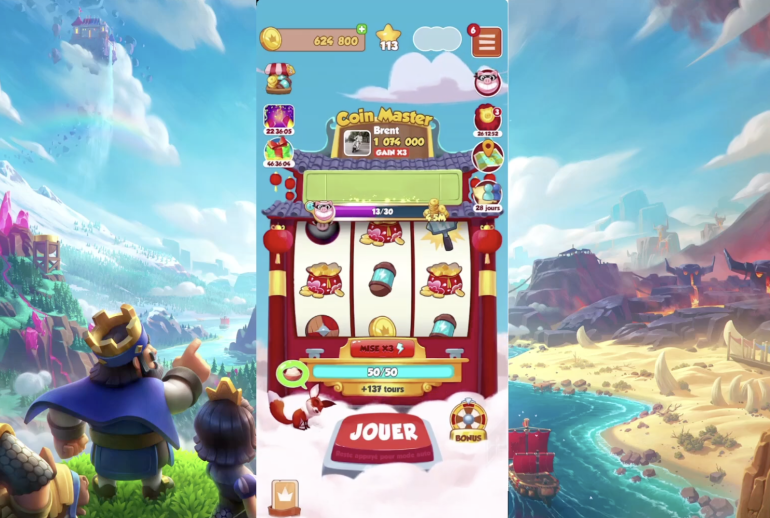 coin master tour gratuit illimité